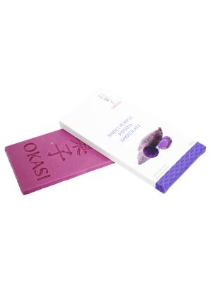 Шоколад "OKASI" с фиолетовым бататом 80г
