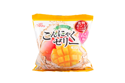 Десерт конняку желе Yukiguni Aguri, с соком манго, 96 гр
