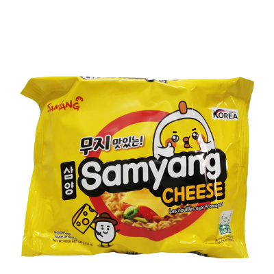 Лапша быстрого приготовления Samyang Cheese со вкусом сыра, 120 гр