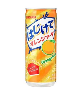 Напиток газированный SANGARIA ORANGE SODA со вкусом апельсина, ж/б, 250 гр